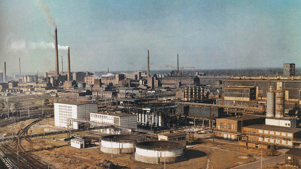 Farbenfabrik, von Wolfen aus gesehen © Industrie- und Filmmuseum